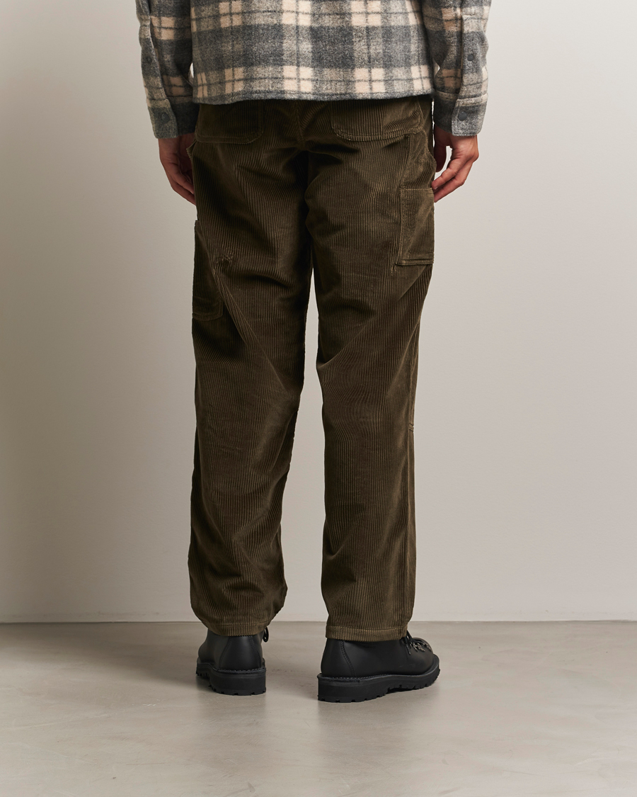 Herr | Byxor | Moncler | Corduroy Drawstring Trousers Military