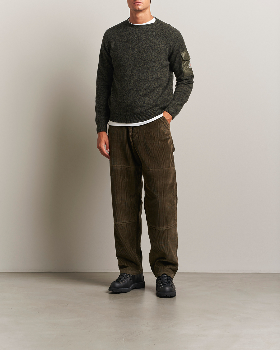 Herr | Tröjor | Moncler | Wool Crew Neck Military