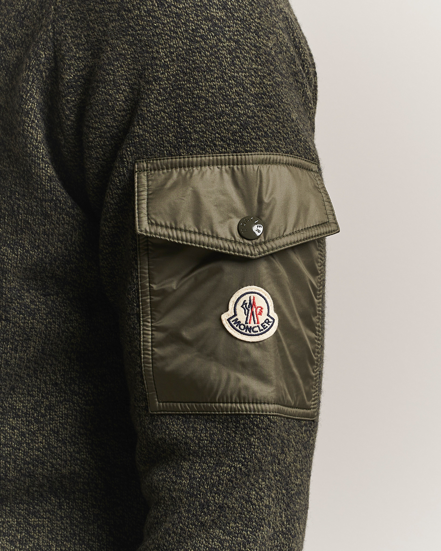 Herr | Tröjor | Moncler | Wool Crew Neck Military