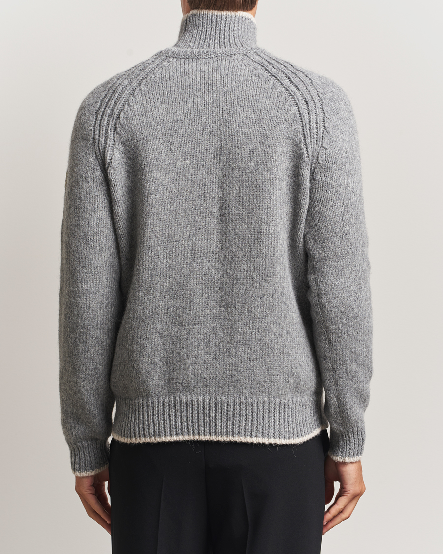 Herr | Tröjor | Moncler | Wool Turtleneck Grey Melange