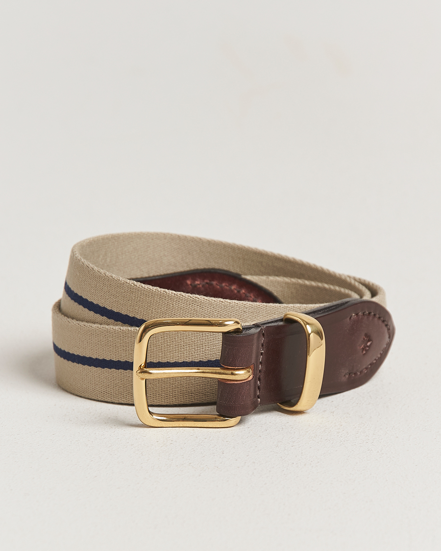 Herr | Bälten | Morris | Parson Club Belt Beige