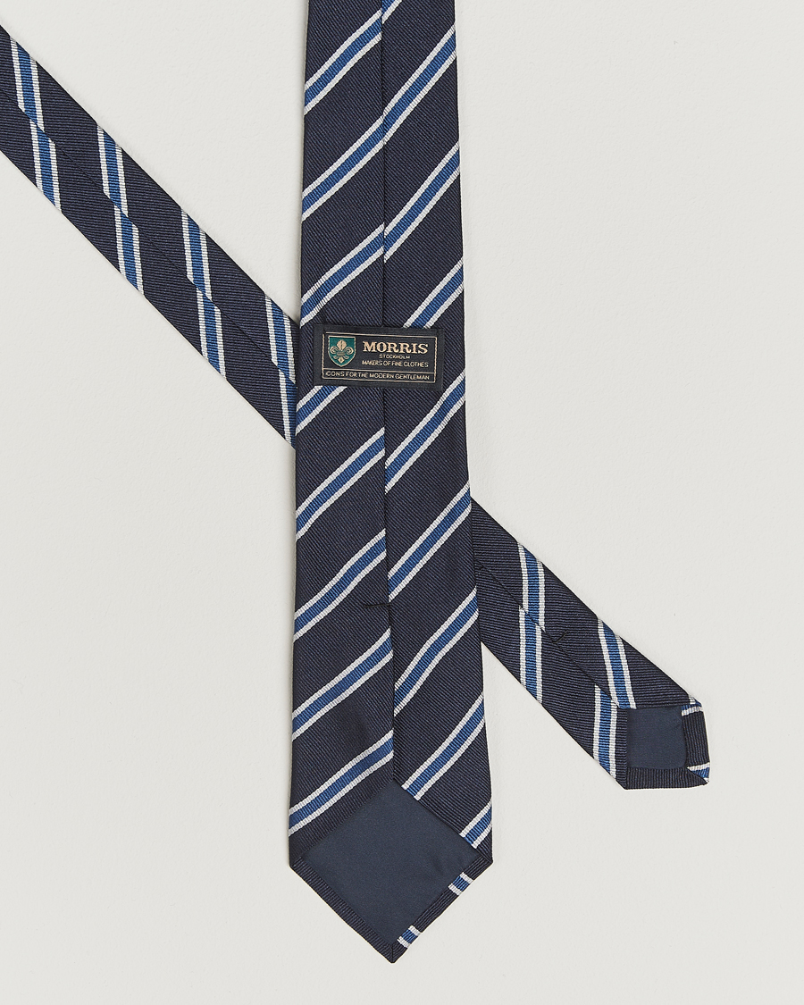Herr | Slipsar | Morris | Club Tie Navy