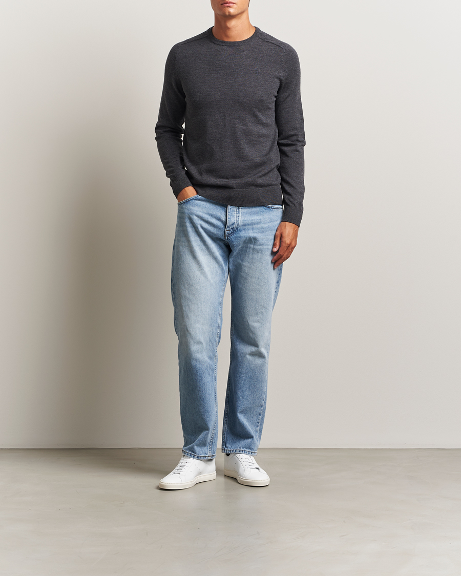 Herr | Tröjor | Morris | Merino O-Neck Grey
