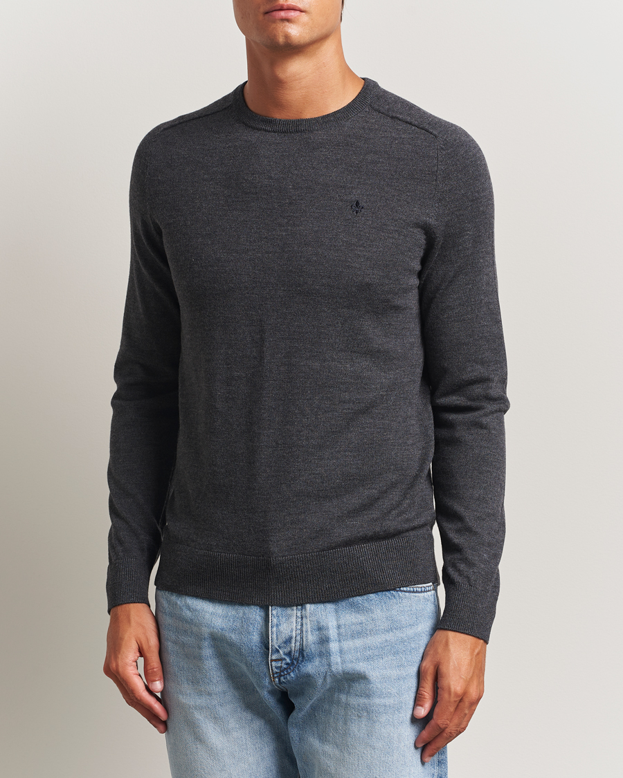 Herr | Tröjor | Morris | Merino O-Neck Grey