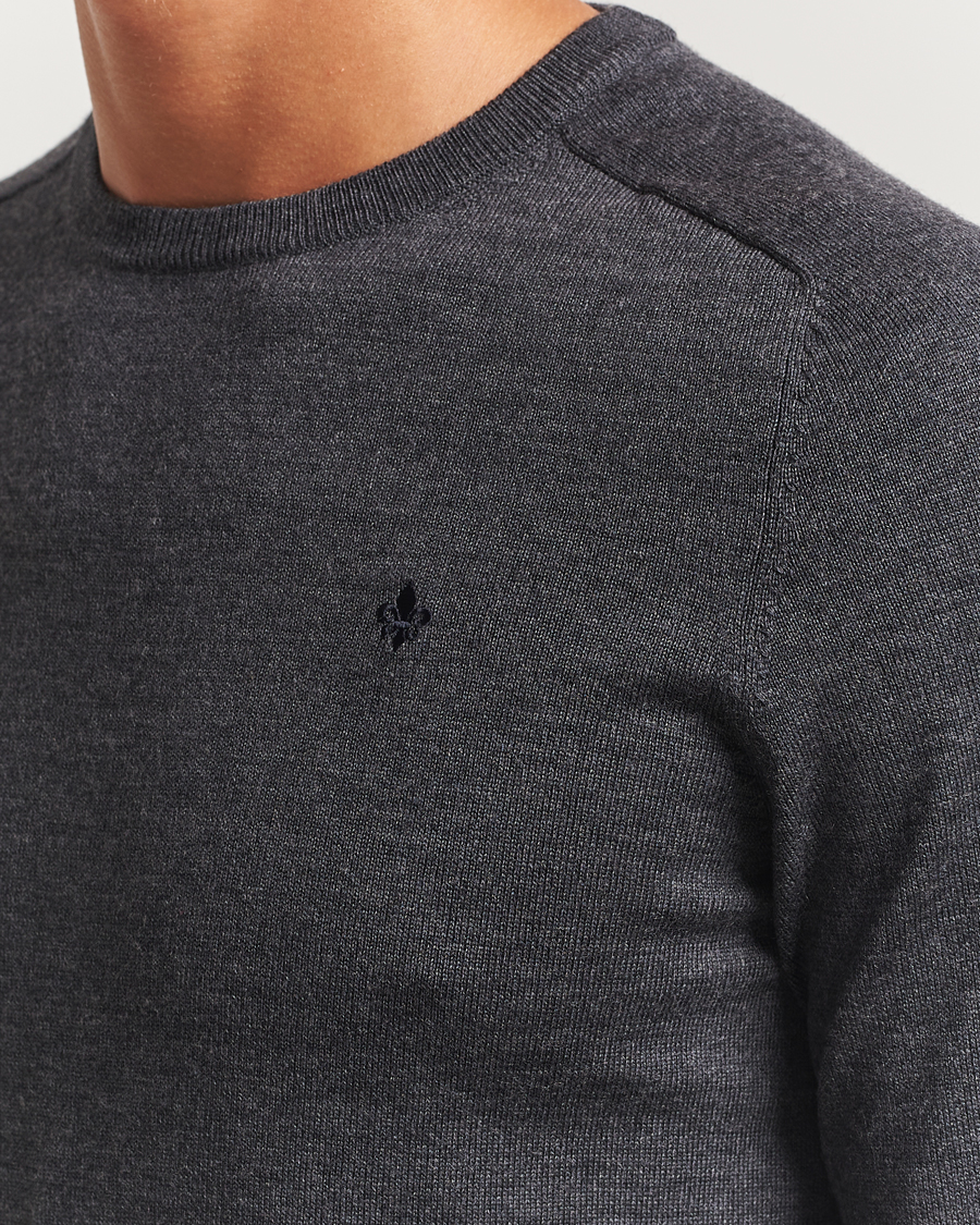 Herr | Tröjor | Morris | Merino O-Neck Grey