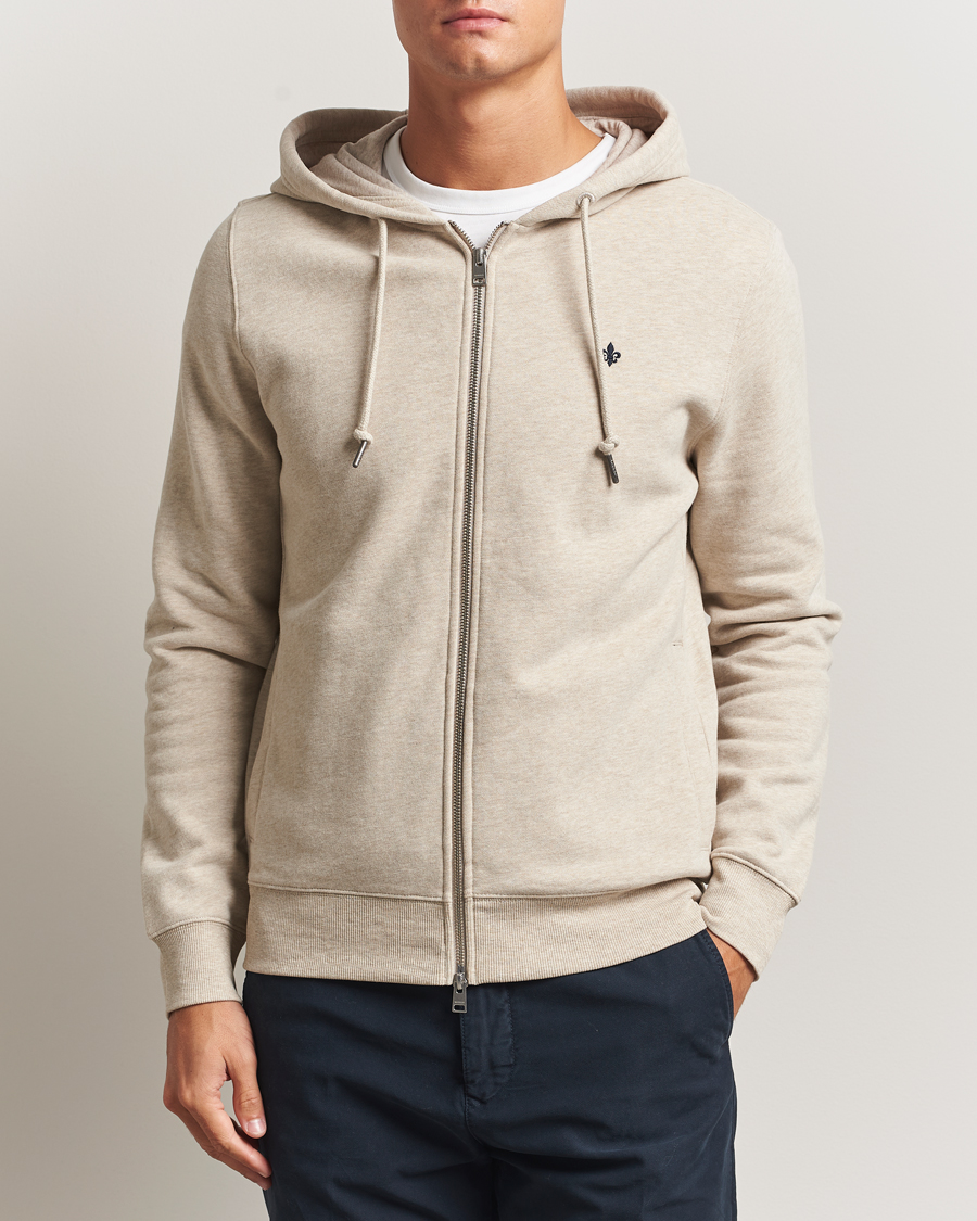 Herr | Tröjor | Morris | Brandon Lily Full Zip Hoodie Khaki