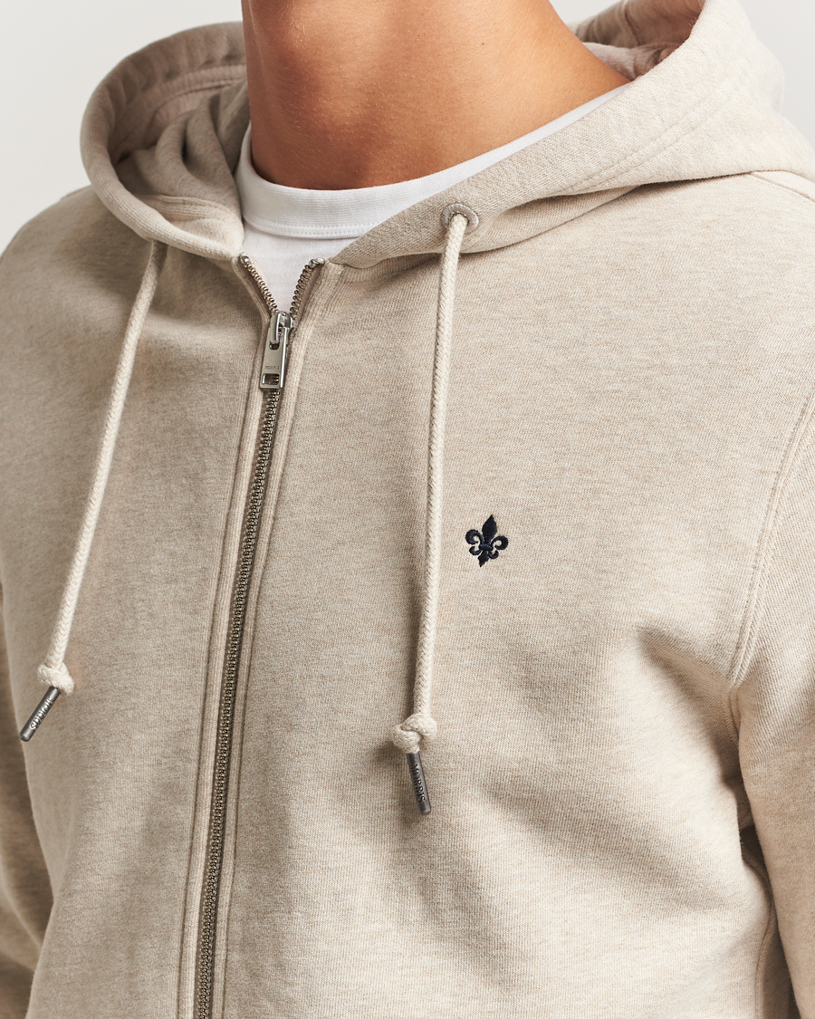 Herr | Tröjor | Morris | Brandon Lily Full Zip Hoodie Khaki