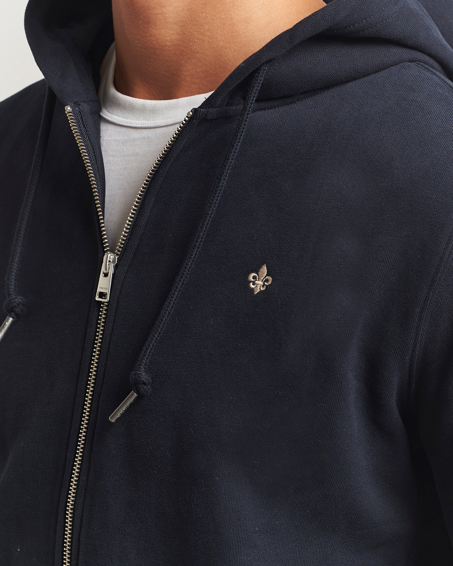 Herr | Tröjor | Morris | Brandon Lily Full Zip Hoodie Old Blue