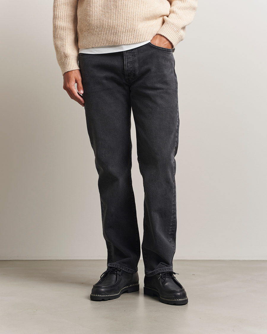 Herr | Byxor | Jeanerica | CM002 Classic Jeans Black Overdye