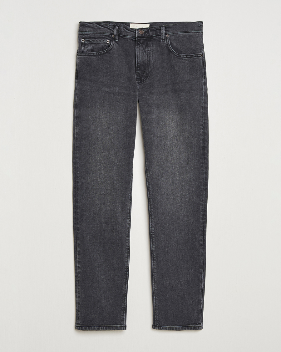 Herr | Byxor | Jeanerica | TM005 Tapered Jeans Black Overdye
