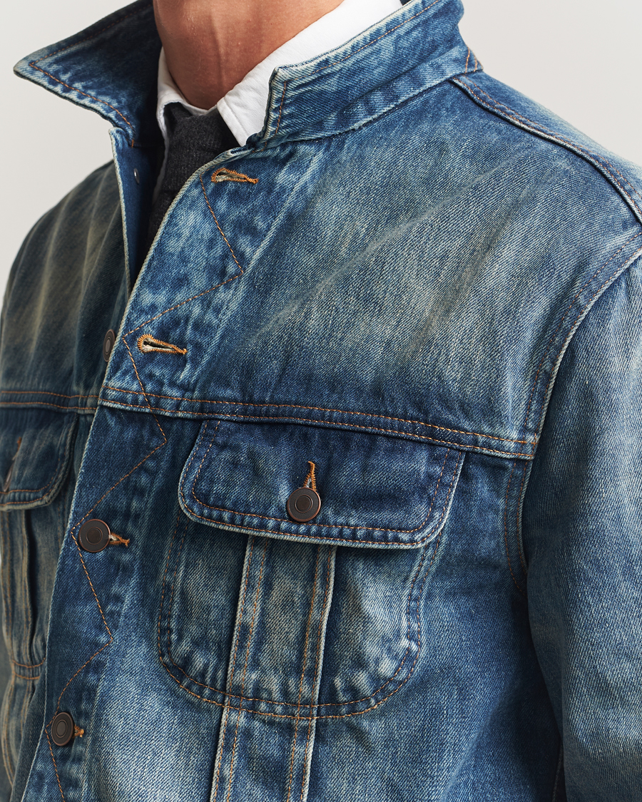 Herr | Jackor | Jeanerica | Alex Denim Jacket Vintage Blue