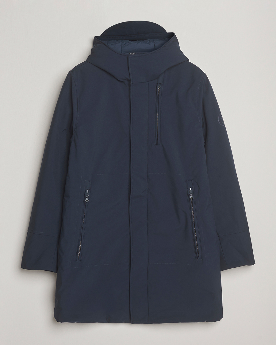 Herr | Jackor | KnowledgeCotton Apparel | Climateshell Padded Jacket Navy
