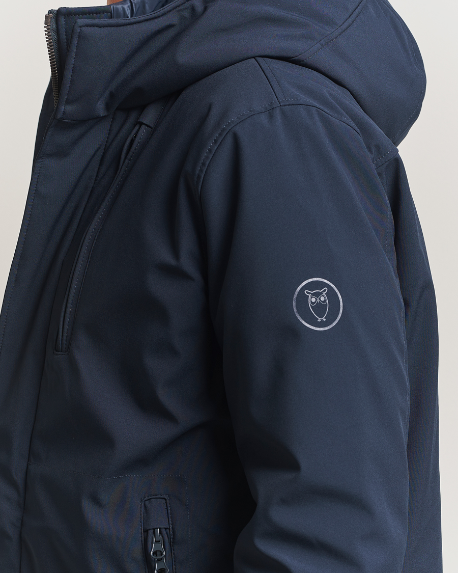 Herr | Jackor | KnowledgeCotton Apparel | Climateshell Padded Jacket Navy