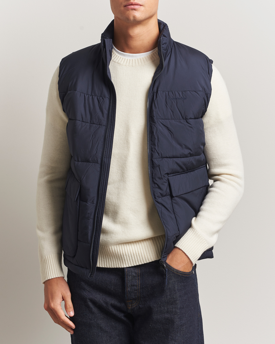 Herr | Västar | KnowledgeCotton Apparel | Puffer Vest Night Sky