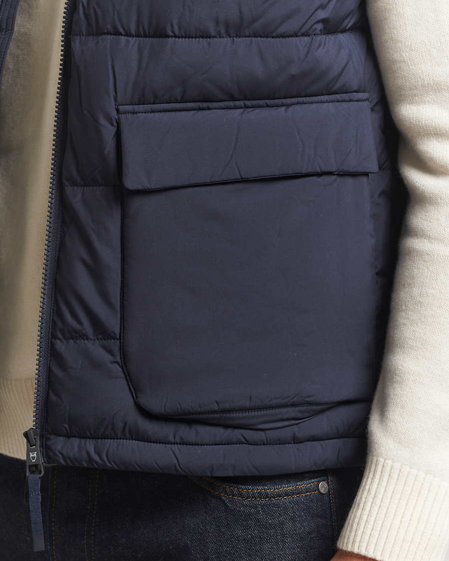 Herr | Västar | KnowledgeCotton Apparel | Puffer Vest Night Sky