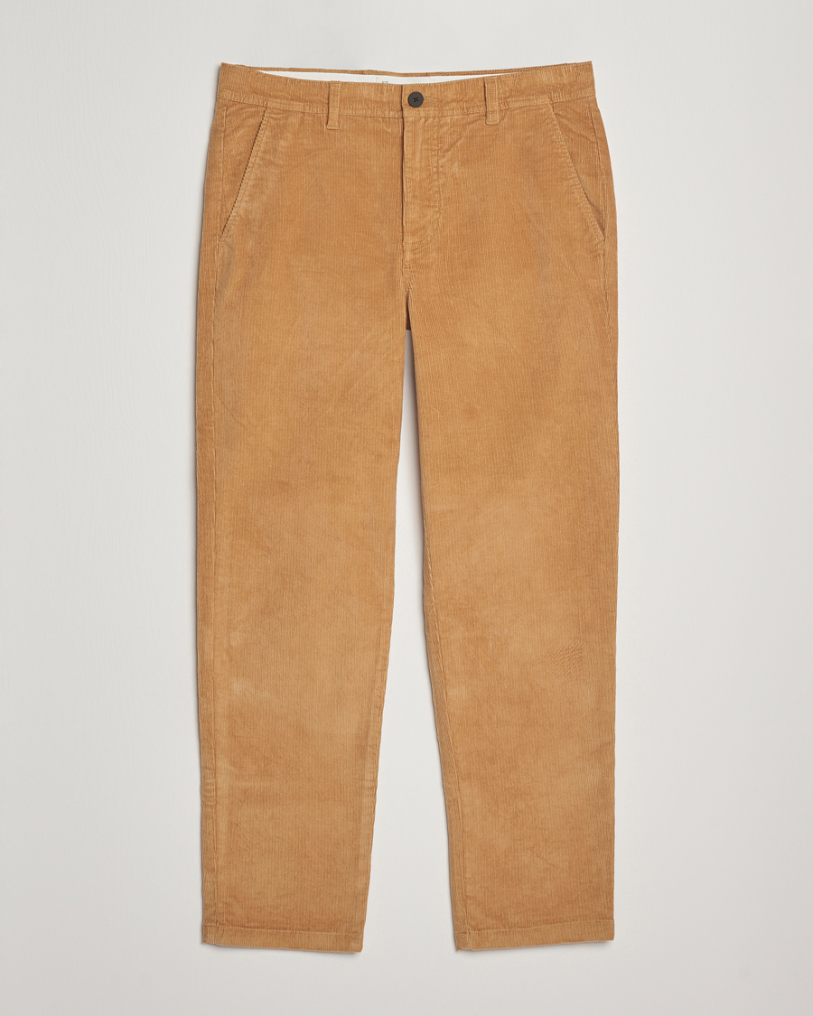 Herr | Byxor | KnowledgeCotton Apparel | Chuck Regular Cord Trousers Cinamon