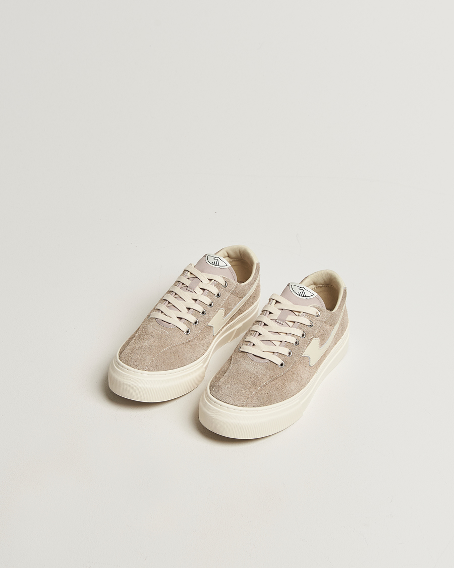 Herr | Sneakers | Stepney Workers Club | Dellow S-Strike Cupsole Raw Suede Sneaker Taupe
