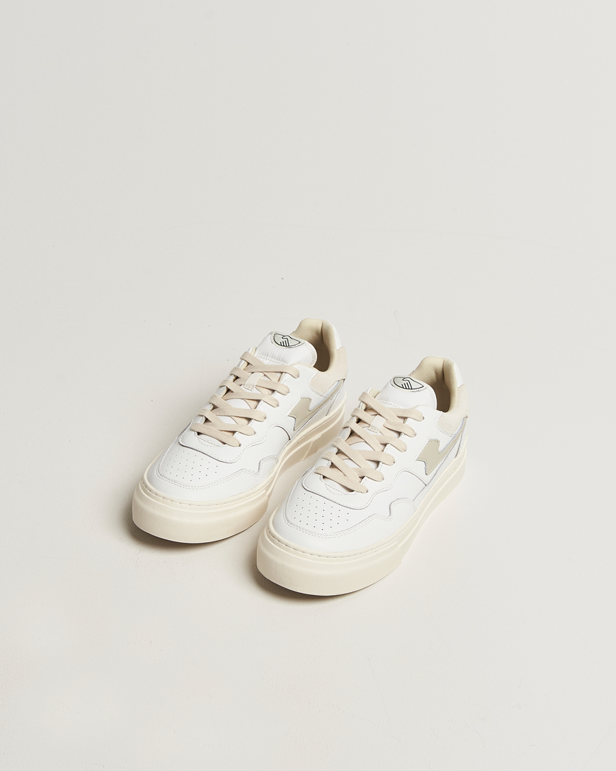 Herr | Sneakers | Stepney Workers Club | Pearl S-Strike Leather Sneaker White Putty