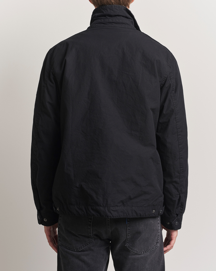 Herr | Jackor | Barbour International | Drifter Washed Wax Jacket Black