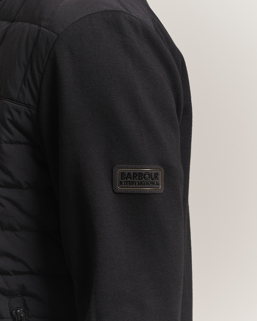 Herr | Tröjor | Barbour International | Collins Baffle Quilted Sweat Black