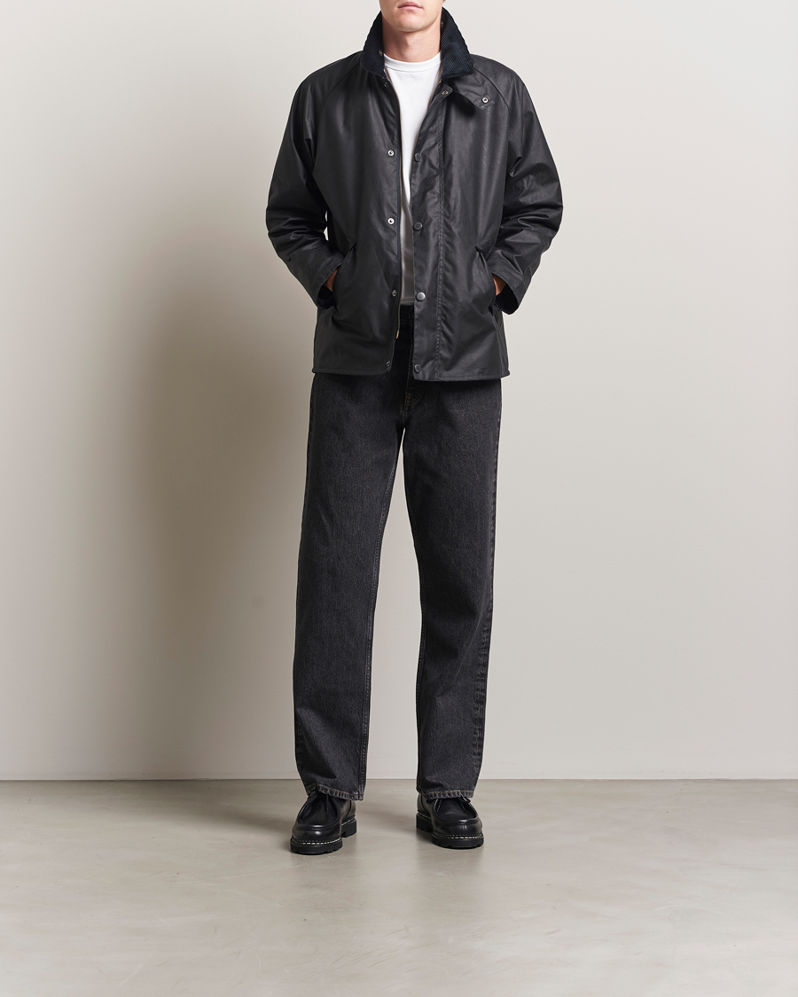 Herr | Jackor | Barbour Lifestyle | Tracker Wax Jacket Navy