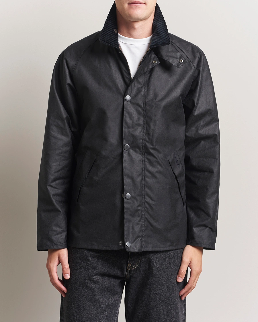 Herr | Jackor | Barbour Lifestyle | Tracker Wax Jacket Navy