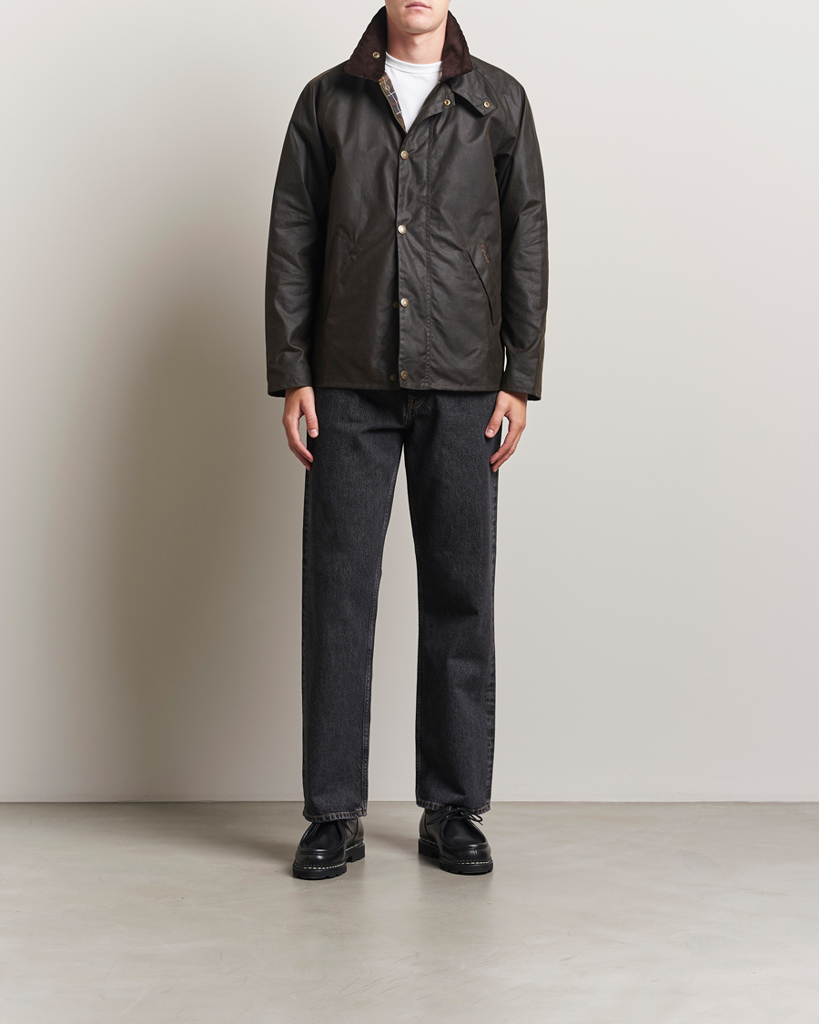 Herr | Jackor | Barbour Lifestyle | Tracker Wax Jacket Olive