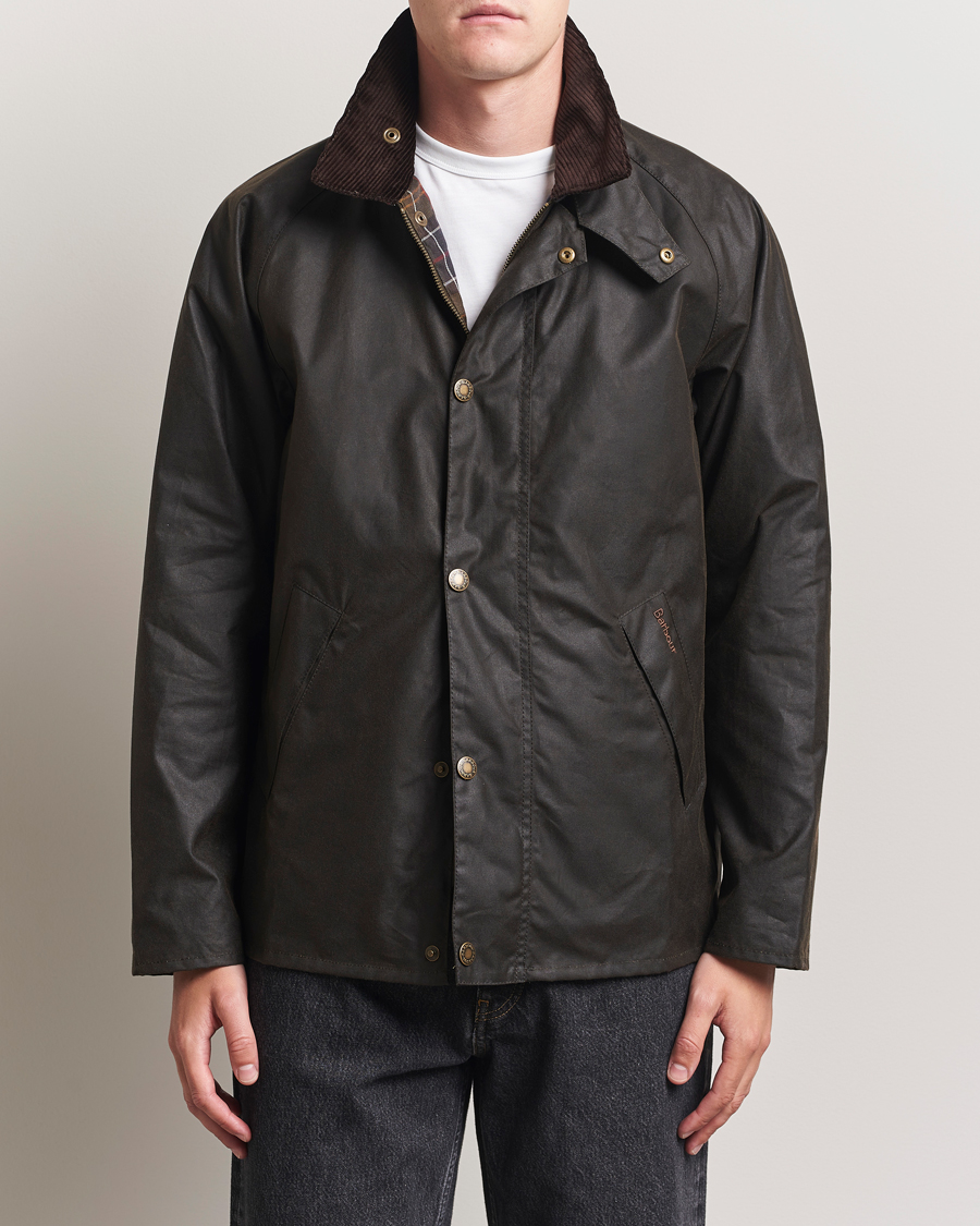 Herr | Jackor | Barbour Lifestyle | Tracker Wax Jacket Olive