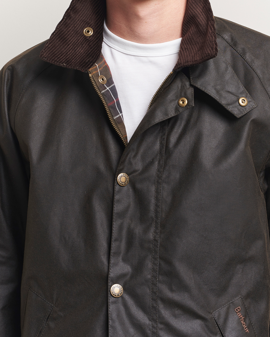 Herr | Jackor | Barbour Lifestyle | Tracker Wax Jacket Olive