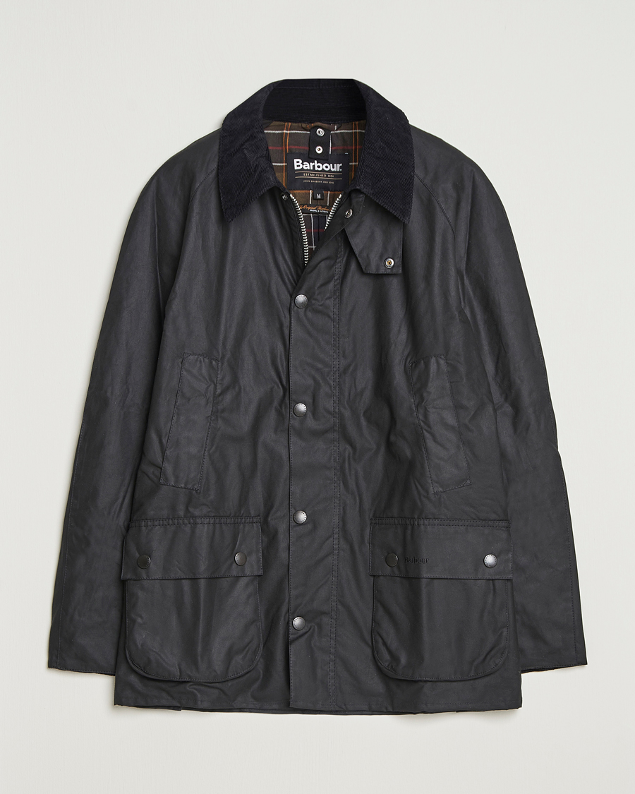 Herr | Jackor | Barbour Lifestyle | Ashby Wax Jacket Black
