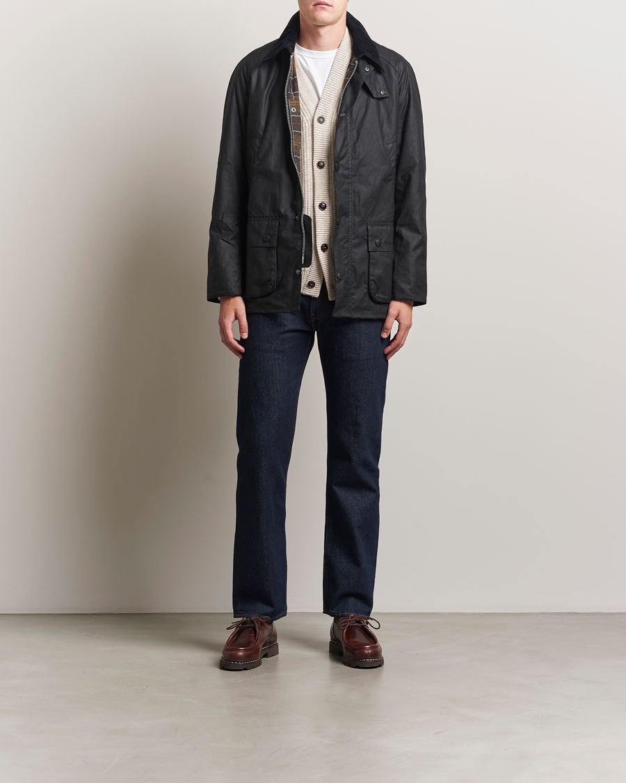 Herr | Jackor | Barbour Lifestyle | Ashby Wax Jacket Black