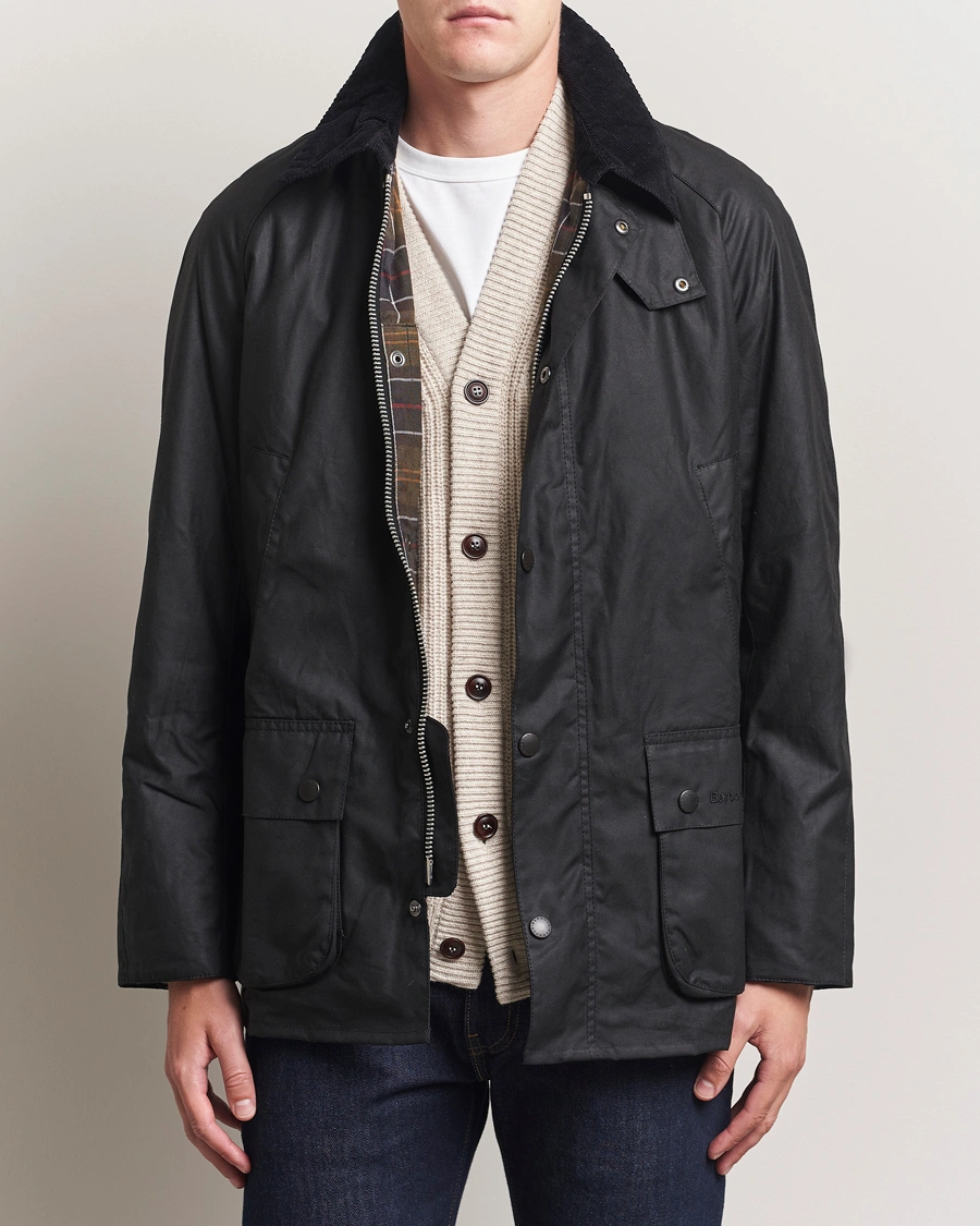 Herr | Jackor | Barbour Lifestyle | Ashby Wax Jacket Black
