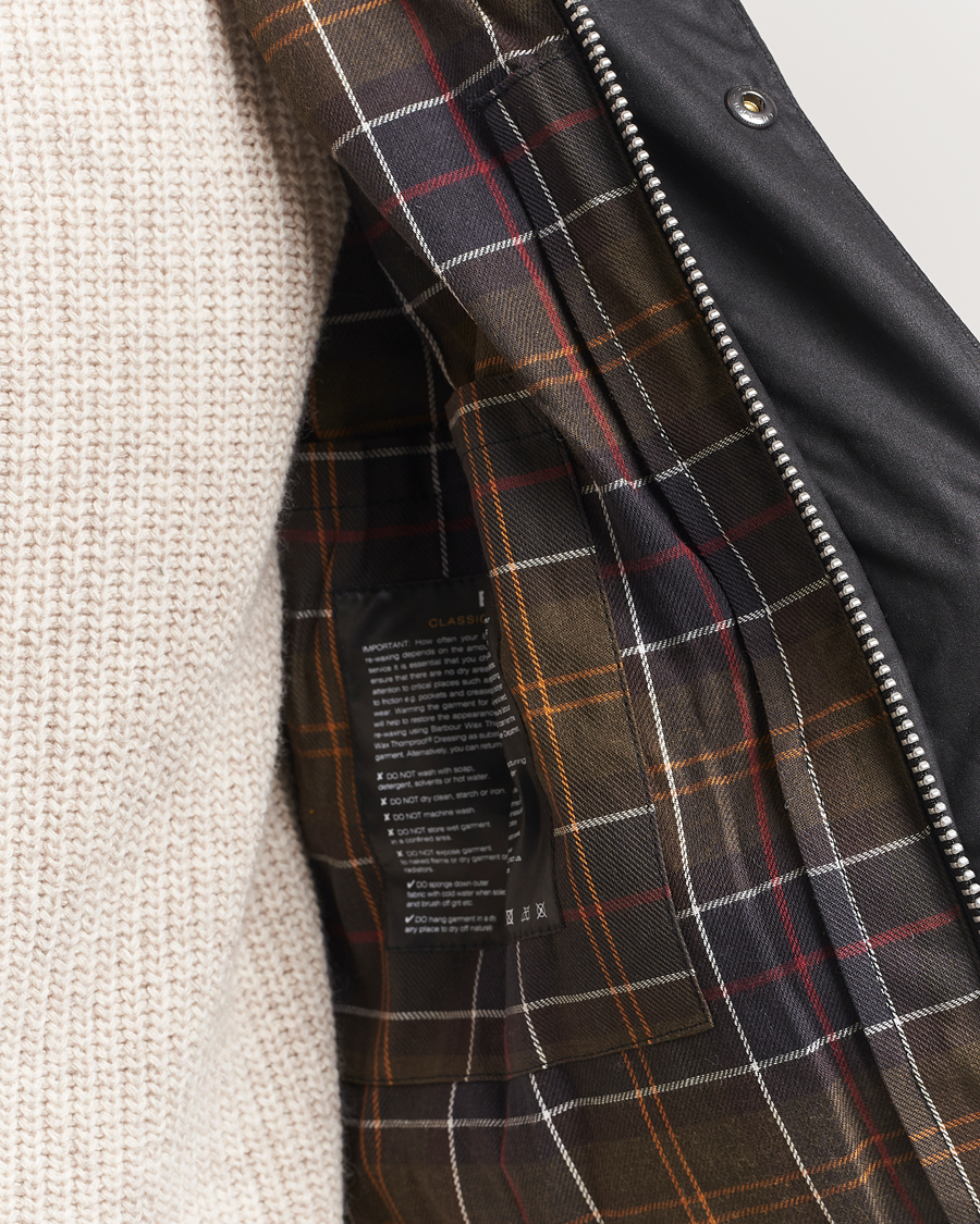 Herr | Jackor | Barbour Lifestyle | Ashby Wax Jacket Black