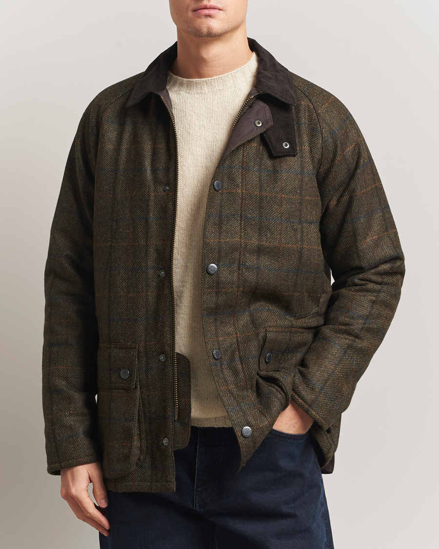 Herr | Jackor | Barbour Lifestyle | Bedale Check Wool Jacket Olive