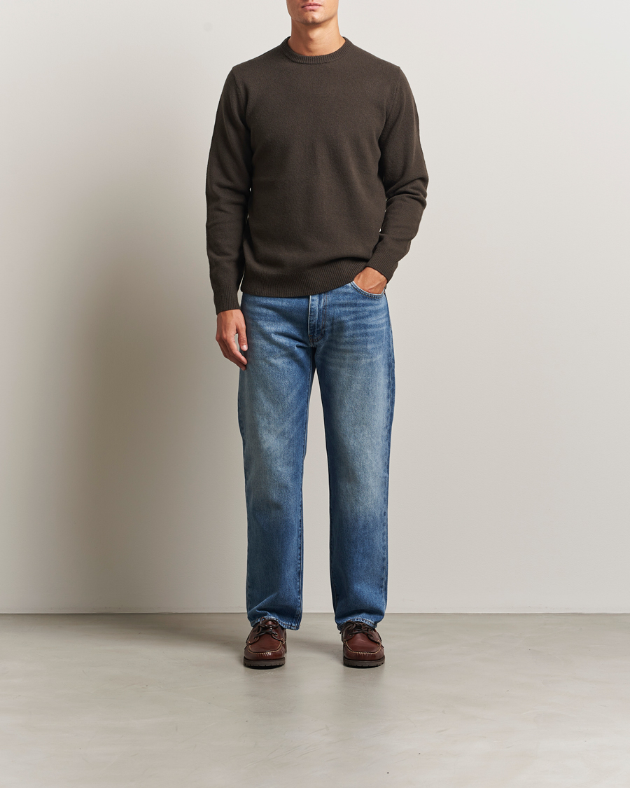 Herr | Tröjor | Barbour Lifestyle | Patch Crew Dark Oak
