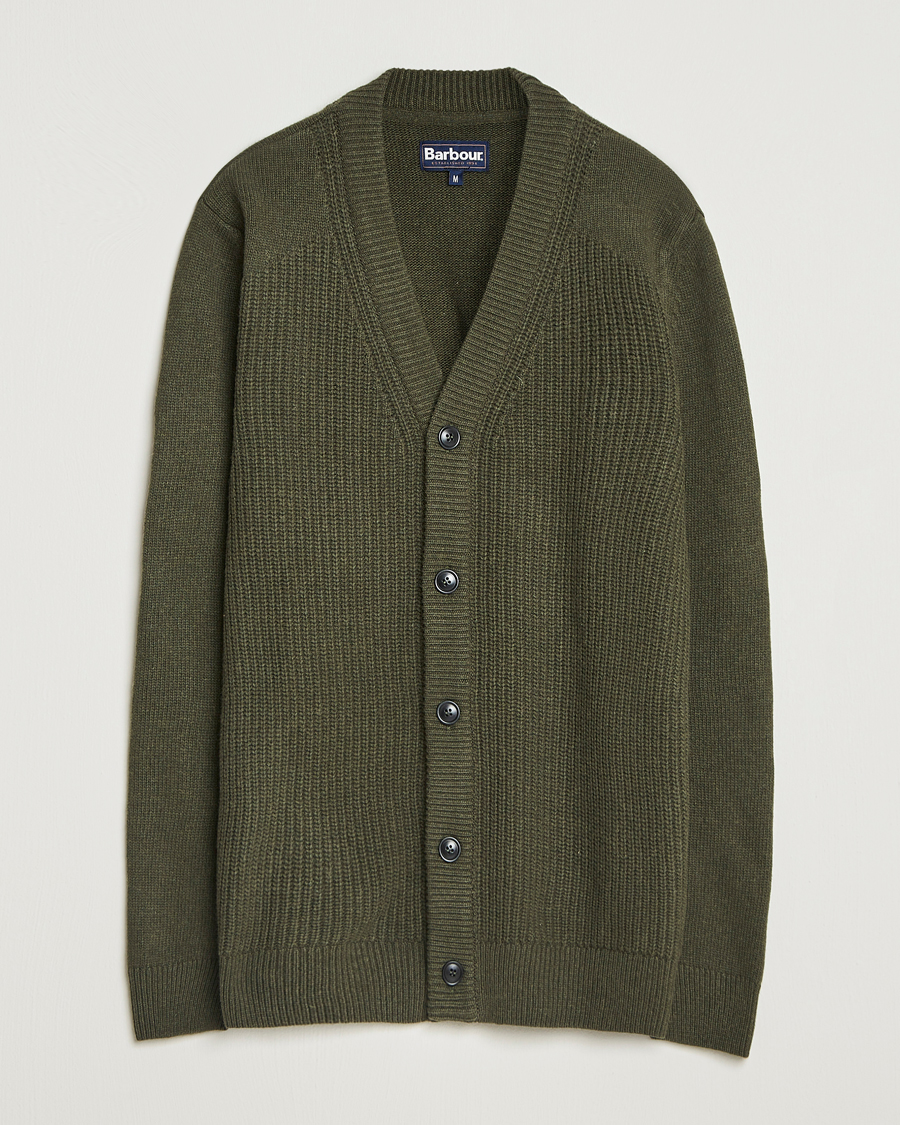 Herr | Tröjor | Barbour Lifestyle | Mainland Knitted Cardigan Olive