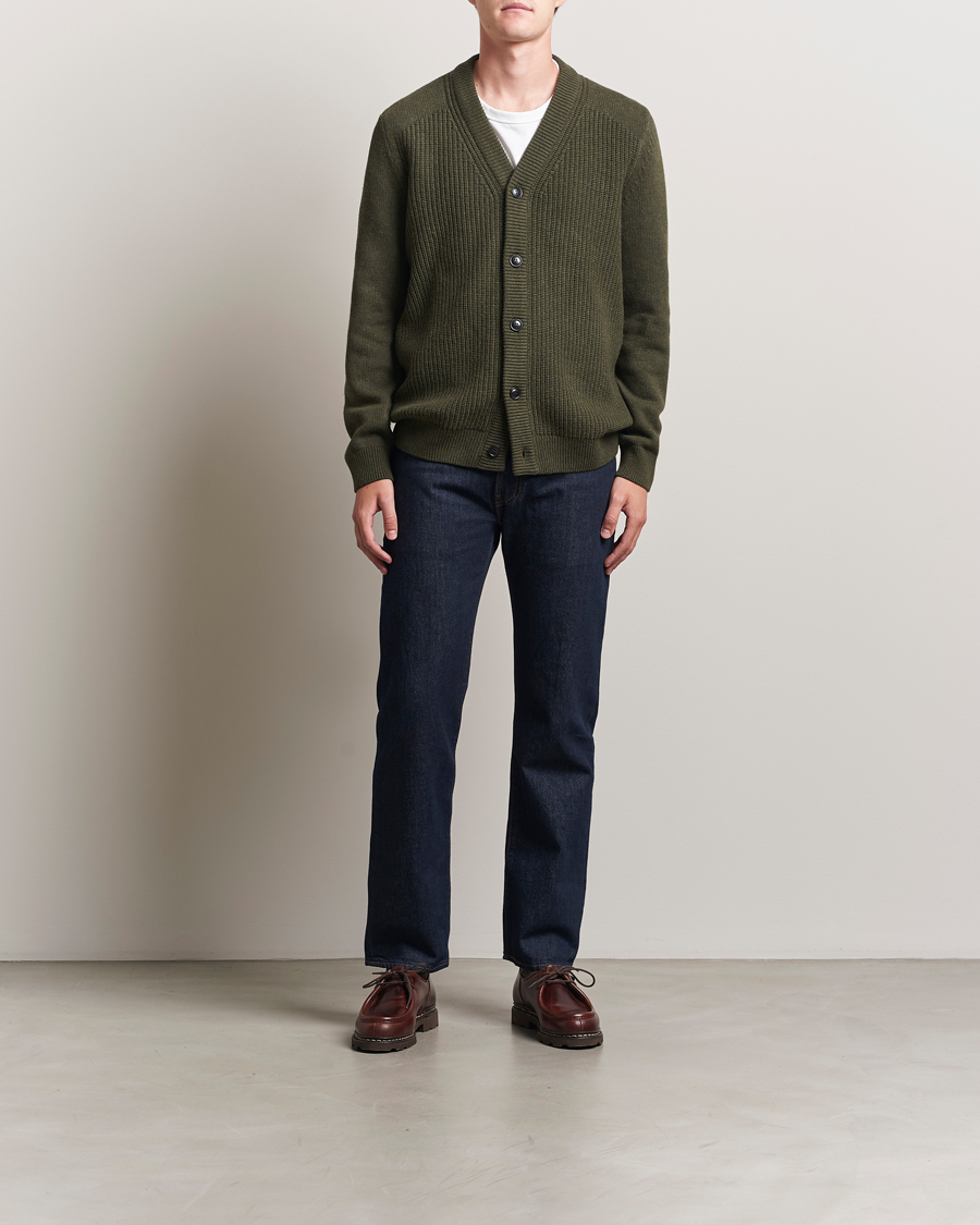 Herr | Tröjor | Barbour Lifestyle | Mainland Knitted Cardigan Olive