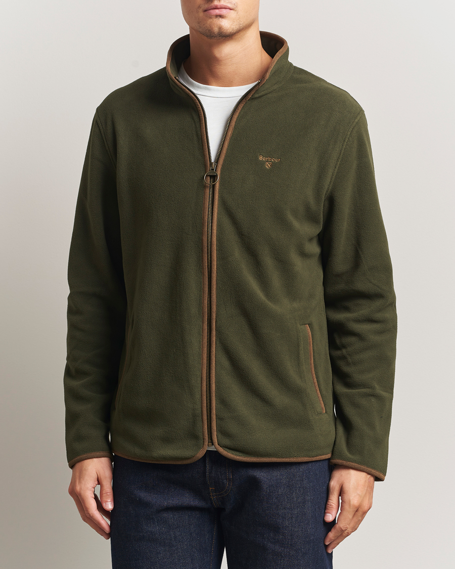 Herr | Tröjor | Barbour Lifestyle | Harwood Zip Thru Fleece Olive