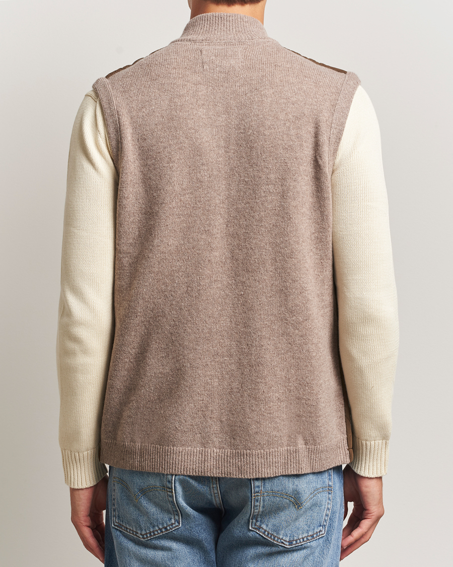 Herr | Tröjor | Barbour Lifestyle | Shoveler Knitted Gilet Stone
