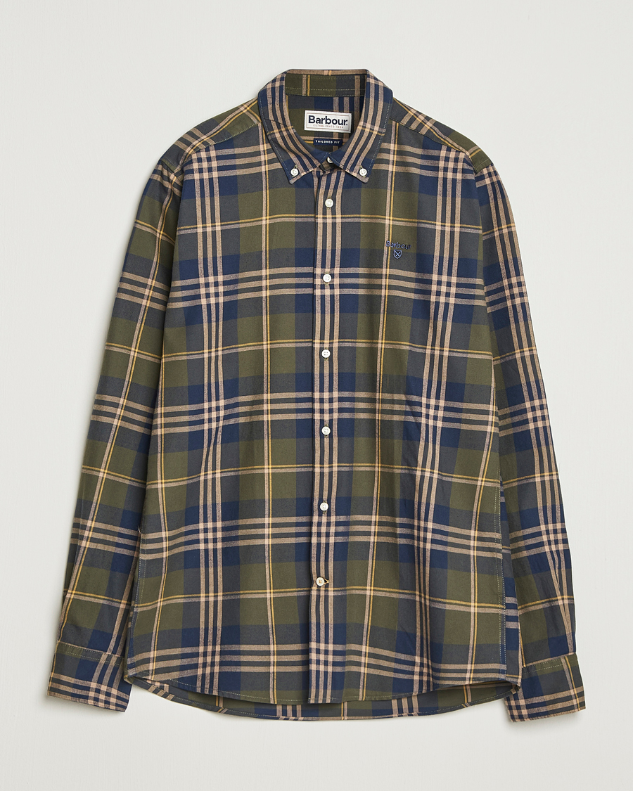 Herr | Skjortor | Barbour Lifestyle | Edgar Checked Shirt Olive