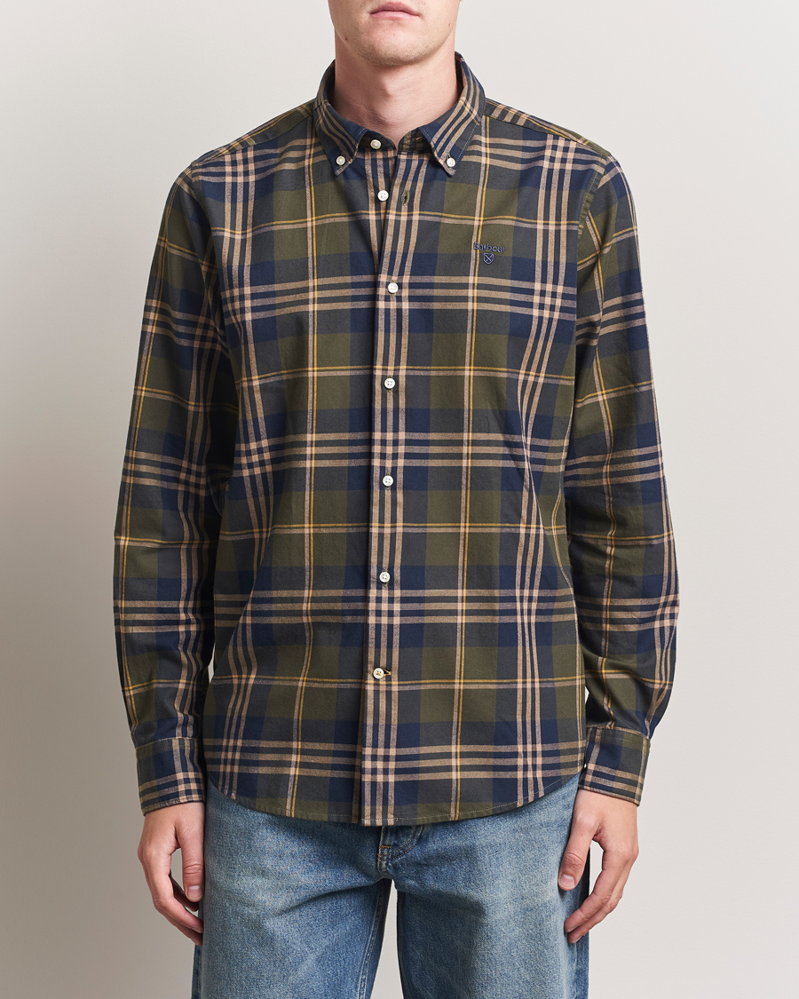 Herr | Skjortor | Barbour Lifestyle | Edgar Checked Shirt Olive