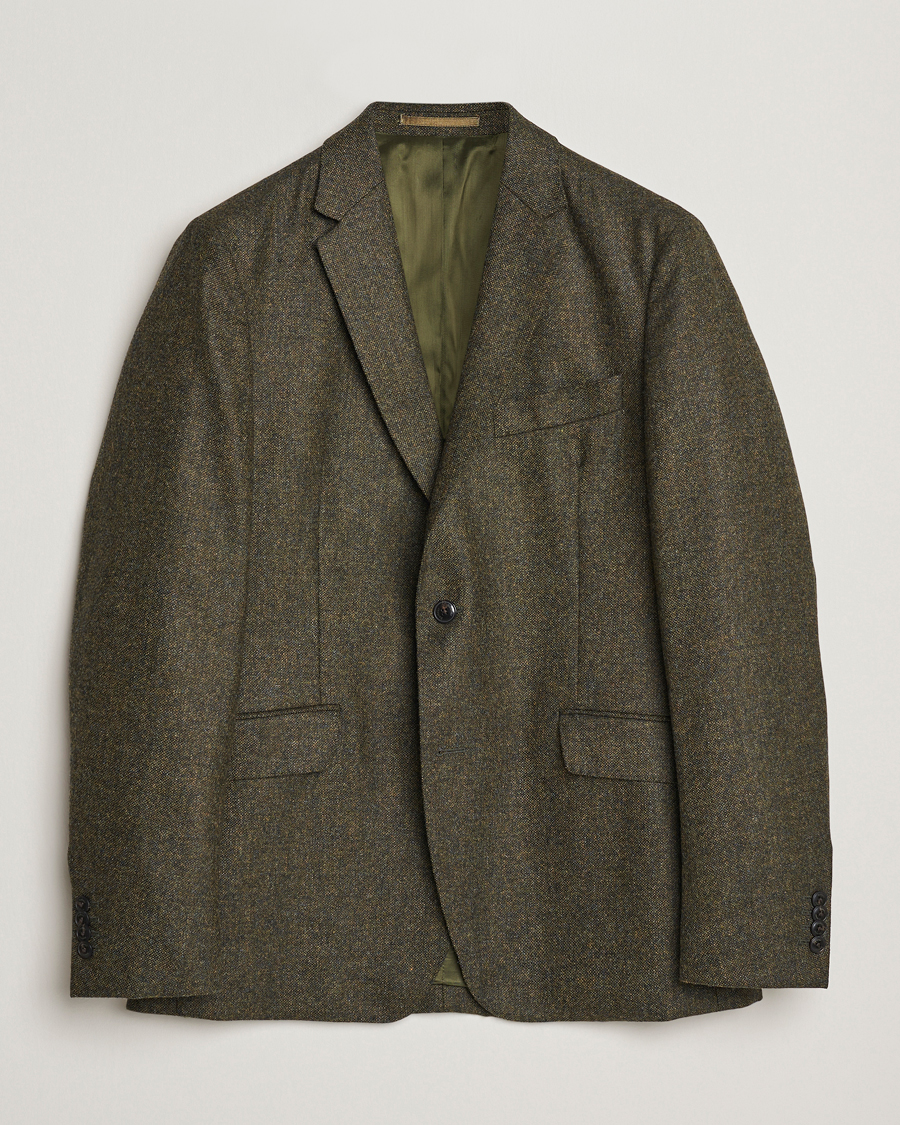 Herr | Kavajer | Barbour Lifestyle | Godfrey Moons Shetlands Blazer Olive