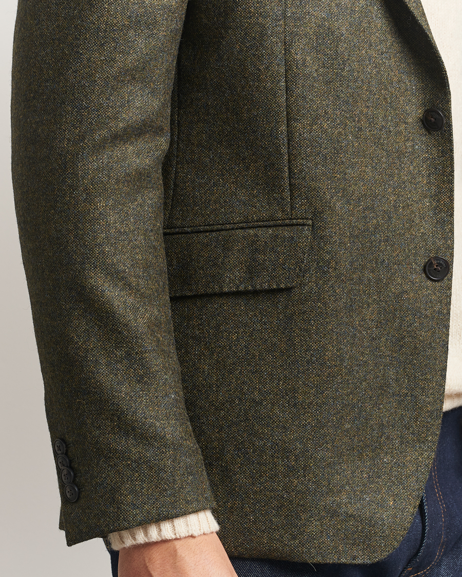 Herr | Kavajer | Barbour Lifestyle | Godfrey Moons Shetlands Blazer Olive