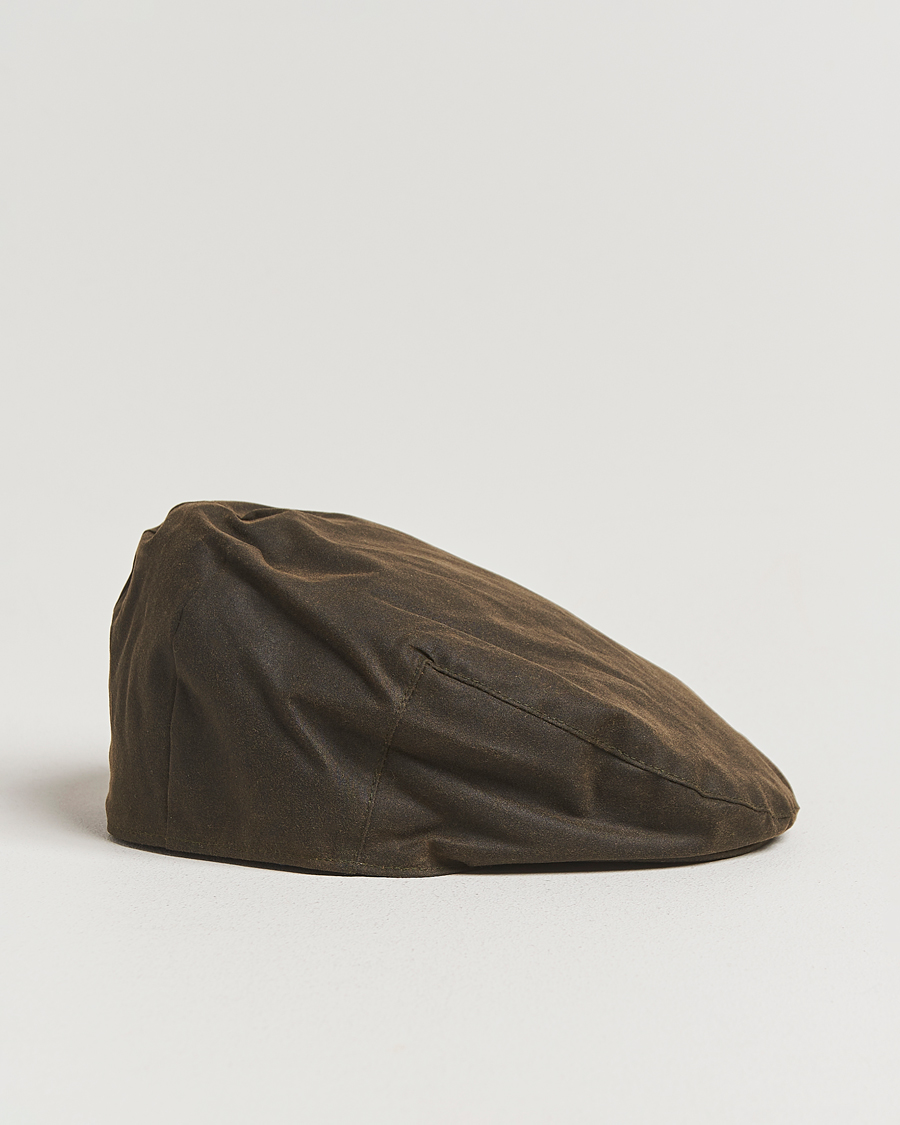 Herr | Hattar & kepsar | Barbour Lifestyle | Waxed Flat Cap Olive