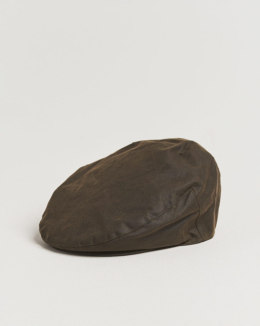 Herr | Hattar & kepsar | Barbour Lifestyle | Waxed Flat Cap Olive