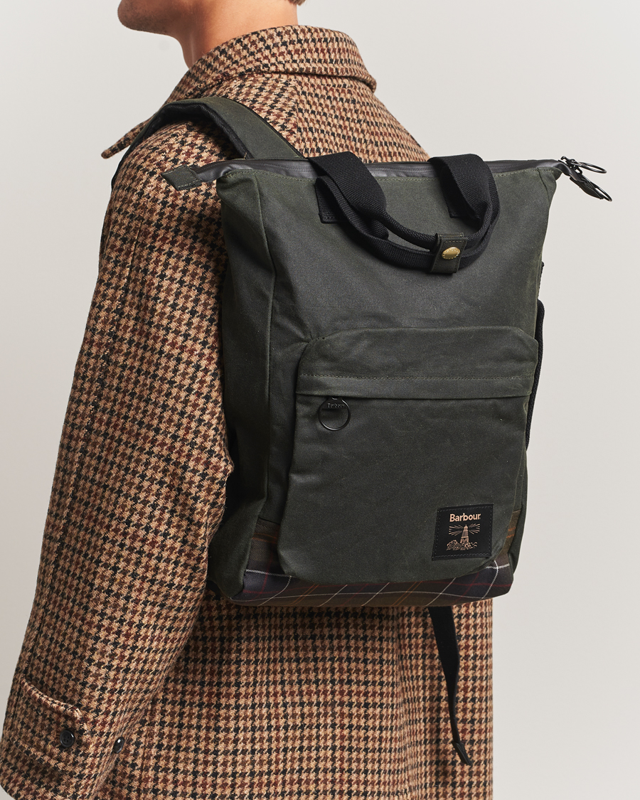 Herr | Väskor | Barbour Lifestyle | Field Wax Backpack Sage