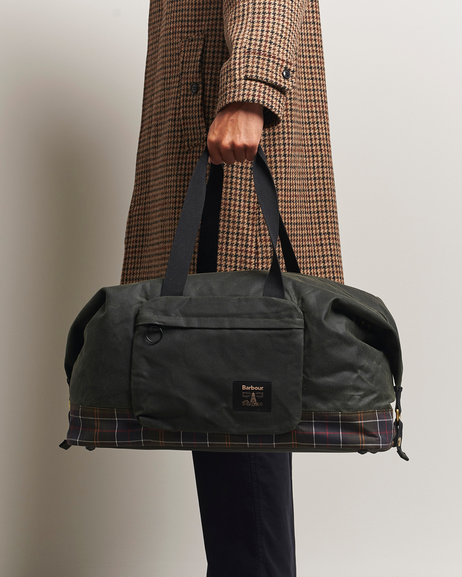Herr | Väskor | Barbour Lifestyle | Field Wax Holdall Sage