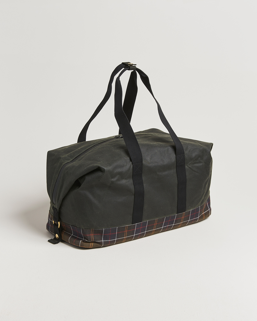 Herr | Väskor | Barbour Lifestyle | Field Wax Holdall Sage