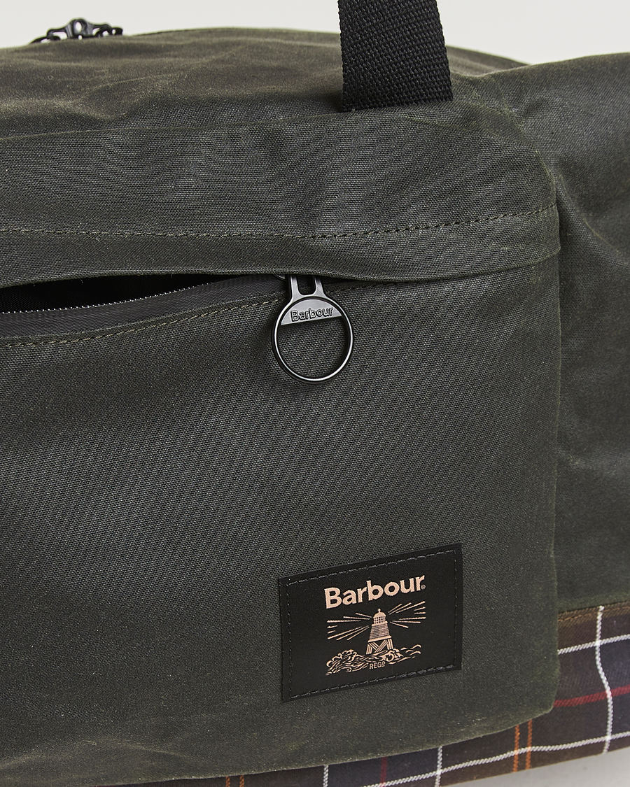 Herr | Väskor | Barbour Lifestyle | Field Wax Holdall Sage