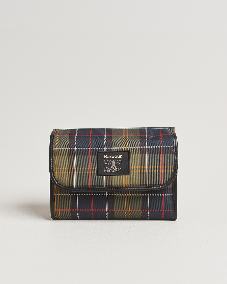 Herr | Barbour Lifestyle Tartan Hanging Washbag Classic | Barbour Lifestyle | Tartan Hanging Washbag Classic